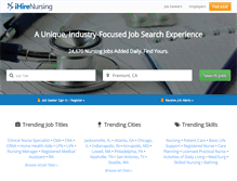 Tablet Screenshot of ihirenursing.com